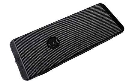 Műanyag szintező lap - 3 mm - Fekete