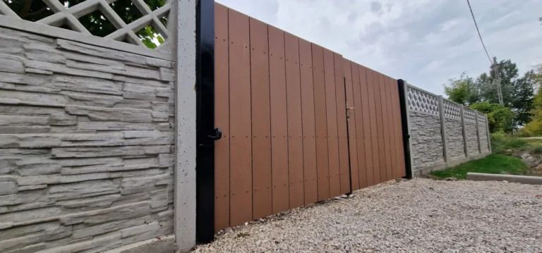 WOW™ Fine Dark Brown WPC kerítés Ráckeve (2)